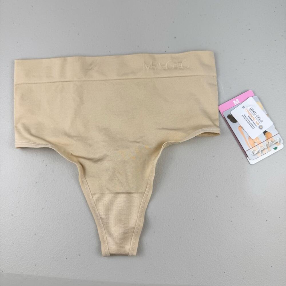 Magic Body Fashion Comfort Thong Seamless Beige Medium Control Size Medium NWT